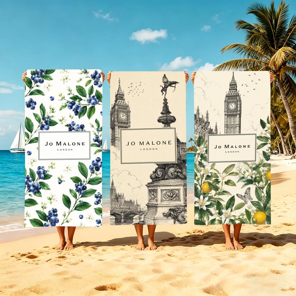 Brand Jo Malone London Towel Microfiber Beach Towel Quick Dry Absorbent Soft for Swimming Yoga Resort Travel Camping