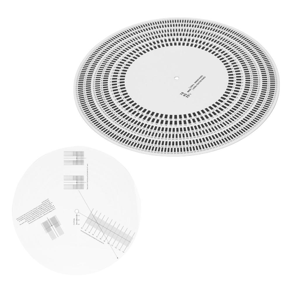 Double-sided Function Calibration Disc Strobe Disc Mat for Turntable Maintenance