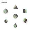 7 Pcs Black Green Golden Number Sharp Edge Resin Dice Polyhedral Dice Suitable for Role-Playing RPG    Board Game