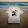 T-shirt Guy Harvey Poissons des Profondeurs Taille L Homme Graphique Coloré au Dos Dauphin Espadon
