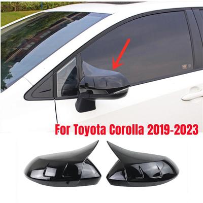 For Toyota Corolla    Rearview Mirror Mirror Cover Modified Special Rear-View Mirror Shell Horn Model