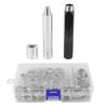 A20F-Grommet Tool Kit, Grommet Setting Tool 100 Sets Grommets Eyelets (1/2 Inch Diameter) Eyelets And Eyelet Punch Die Tool