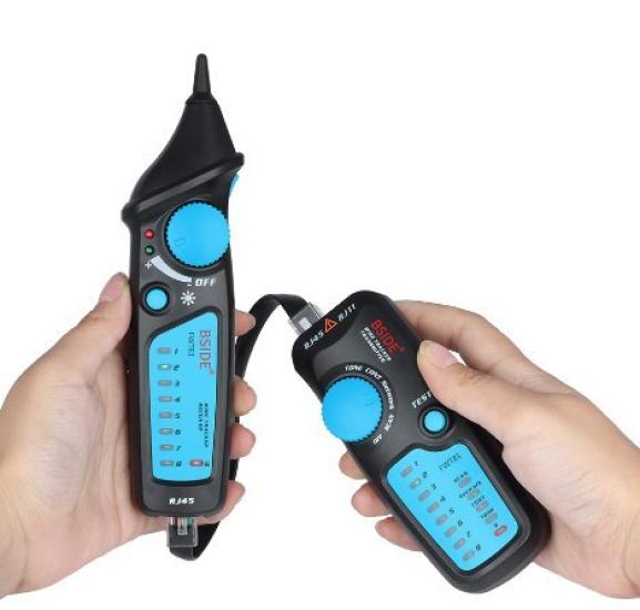 BSIDE RJ45 LAN Cable Tester RJ11 Modular Telephone Wire Electric Wire Voltage Short Circuit Checker FWT81 Japanese [Genuine Product]