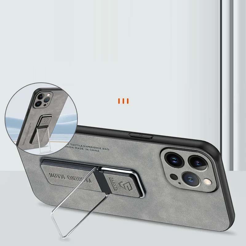 Cases S25 Sheepskin Leather Case for Samsung S25 Ultra Plus Magnetic Ring Stand Holder Matte Protection Silicone Phone Back Cover for Galaxy S 25 S25+