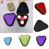 Stylish Triangle Finger Toy Box Gift Pouch Hard Box Protective Case 9 2.5cm