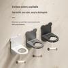 Punch-Free Bathroom Shelf & Soap Holder Wall Mount