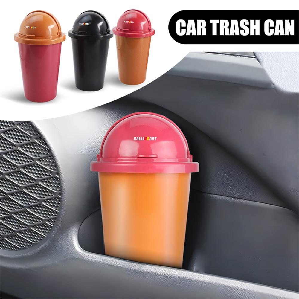 Car Trash Can Organizer Garbage Holder Storage Water Cup Holder For Mitsubishi Asx Lancer Pajero Outlander L200 Delica Eclipse GB1