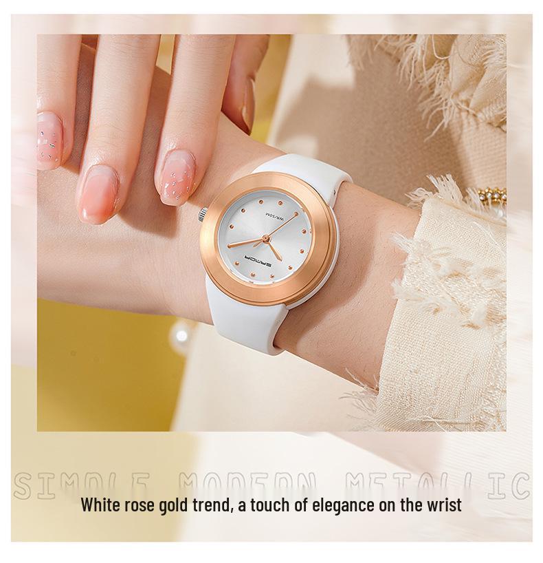 Sanda Trendy Waterproof Quartz Watch for Teens - Lightweight, Simple, Casual Wristwatch for Students