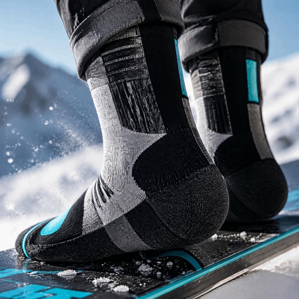 Warm Long Style Thermal Socks Soft Comfortable Winter Sports Socks Classic Long Socks  Snowboarding