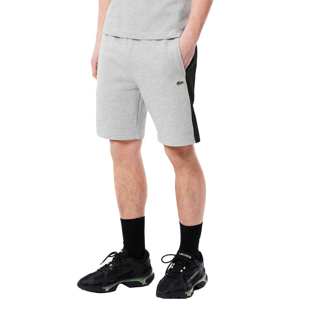 Lacoste Mens Fleece Colour Block Shorts