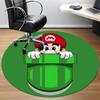 1pc Mario Office Round Area Rug, Under Office Chairs Bedroom Living Room Home Decor  a1022225