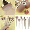 Luxurious 9pcs Face Makeup Brush Set Professional Cosmetic Tools Travel Makeup Brushes For Elegant Beauty Application