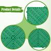 Floor Tile Interlocking Drainage Mat Modular Cushion Indoor Outdoor Shock Absorbing Nonslip PP