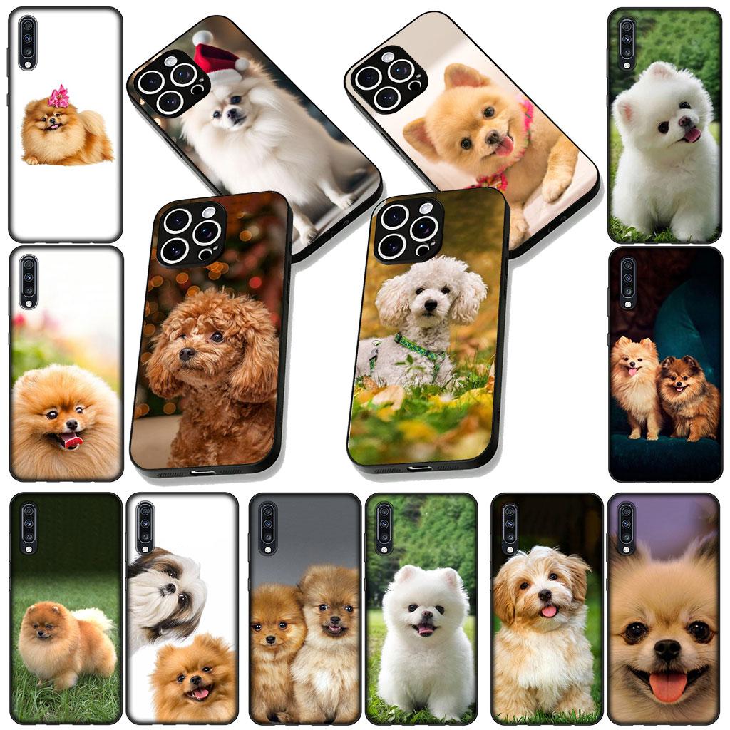 Soft Cover for Apple iPhone 13 12 Mini XS 11 Pro Max 7 8 Plus + XR SE 2022 2020 SE3 Coque Phone Case Pomeranian Poodle Dog