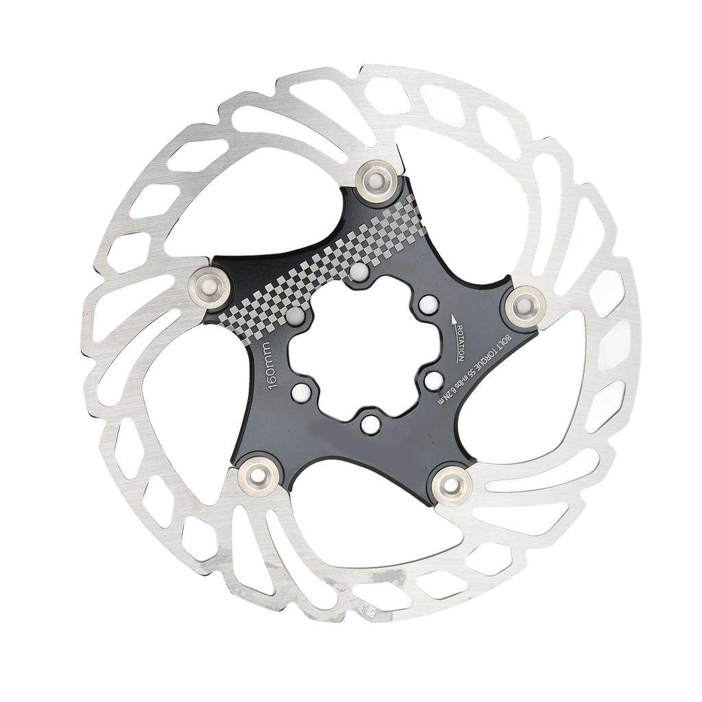 Bike Floating Brake Discs with with 6 Bolts Heat Dissipation Mountain Bike Brake Rotor160MM