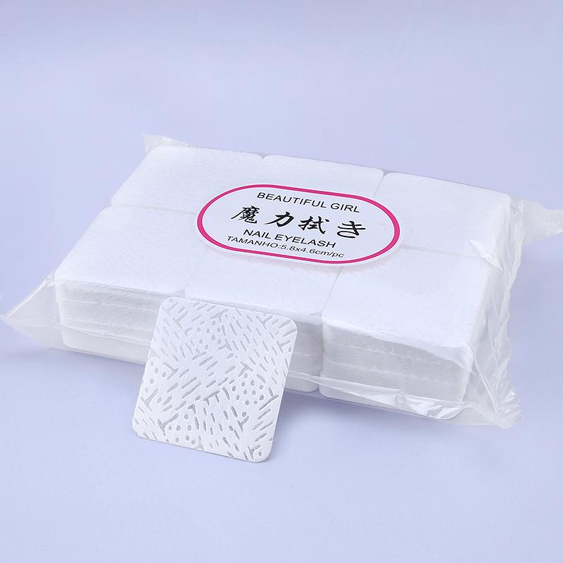 New Eyelash Extension Glue Nozzle Wipes Paper Cotton Glue Bottle Mouth Cleaning Remover Paper Cleaner Pads