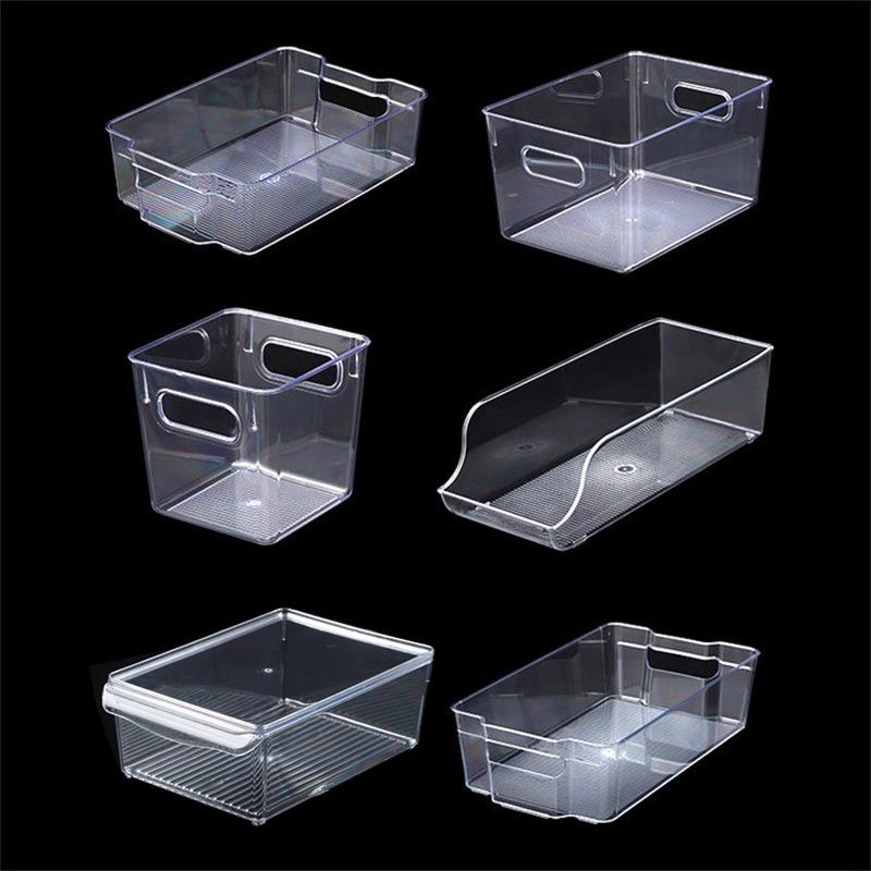 Food-Grade Transparent Refrigerator Storage Box – Large Capacity for Kitchen Organizing