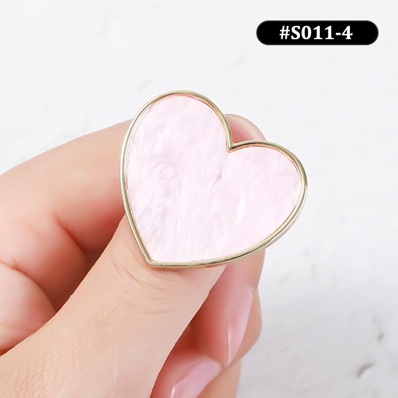 1 Pz Nuova Tavolozza per Nail Art in Pietra di Resina Anello da Dito Punte per Unghie Finte Disegno Miscelazione Colori Espositore Strumento per Manicure Fai da Te Smalto Gel
