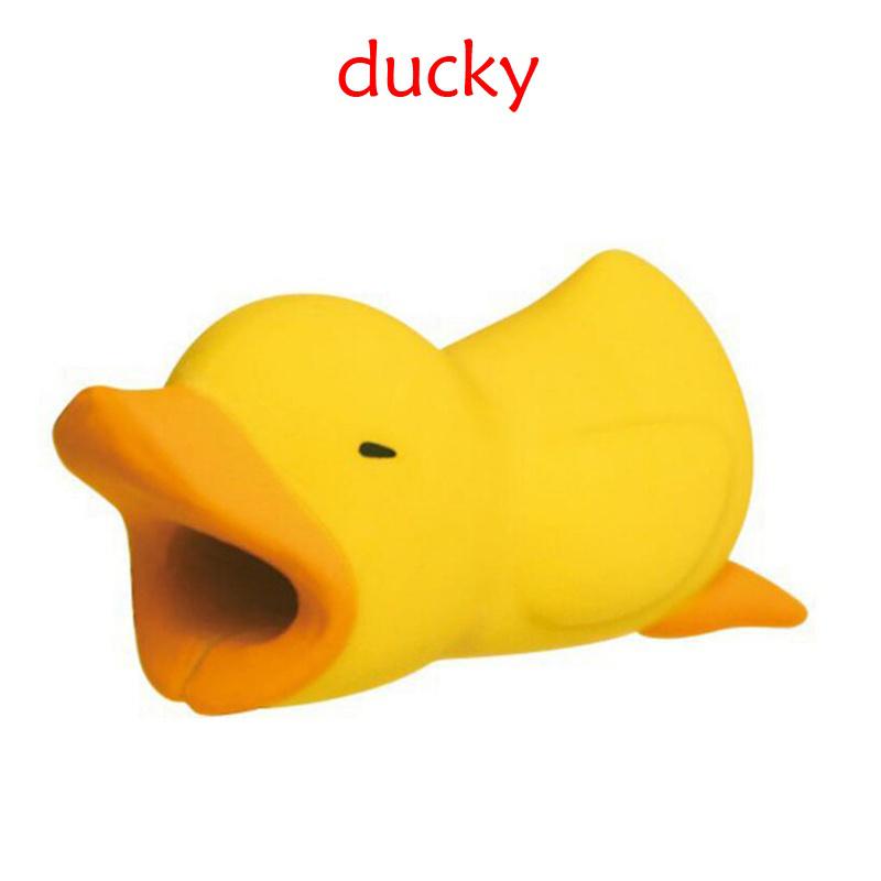 Cartoon Animal Dream Bite Cable Data Protector Dog Cat Shaper Winder Organizer for Phone Data Line