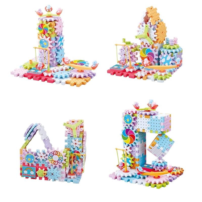 Piece Kids Electric Building Blocks Educational Toy For Boys Age 3