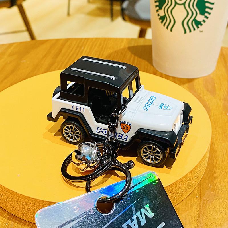 

Keychain Pullback Car Bag Pendant Toy Decorative Accessories Kids Gift White Double Bar
