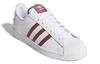 Superstar Adidas Originals 'White Quiet Crimson' GY0976