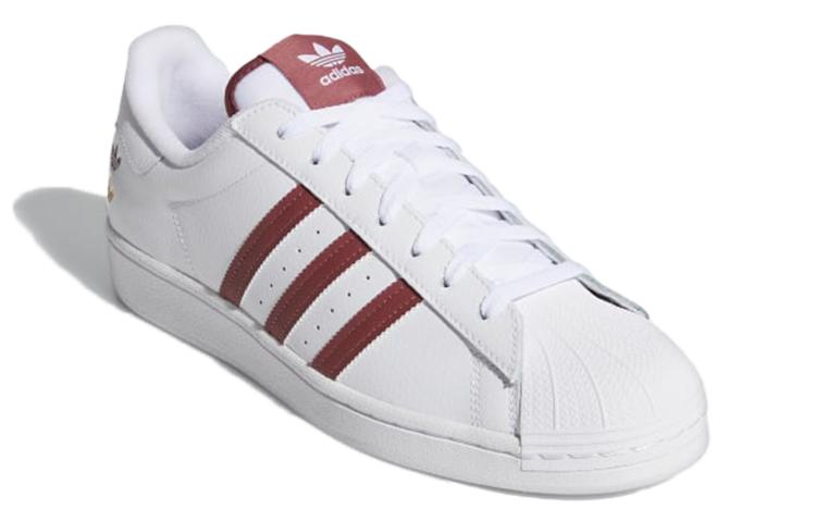Superstar Adidas Originals 'White Quiet Crimson' GY0976