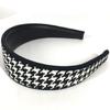 Dior 35HBP988X132 Houndstooth logo Headbands Hair Accessories Hairbands