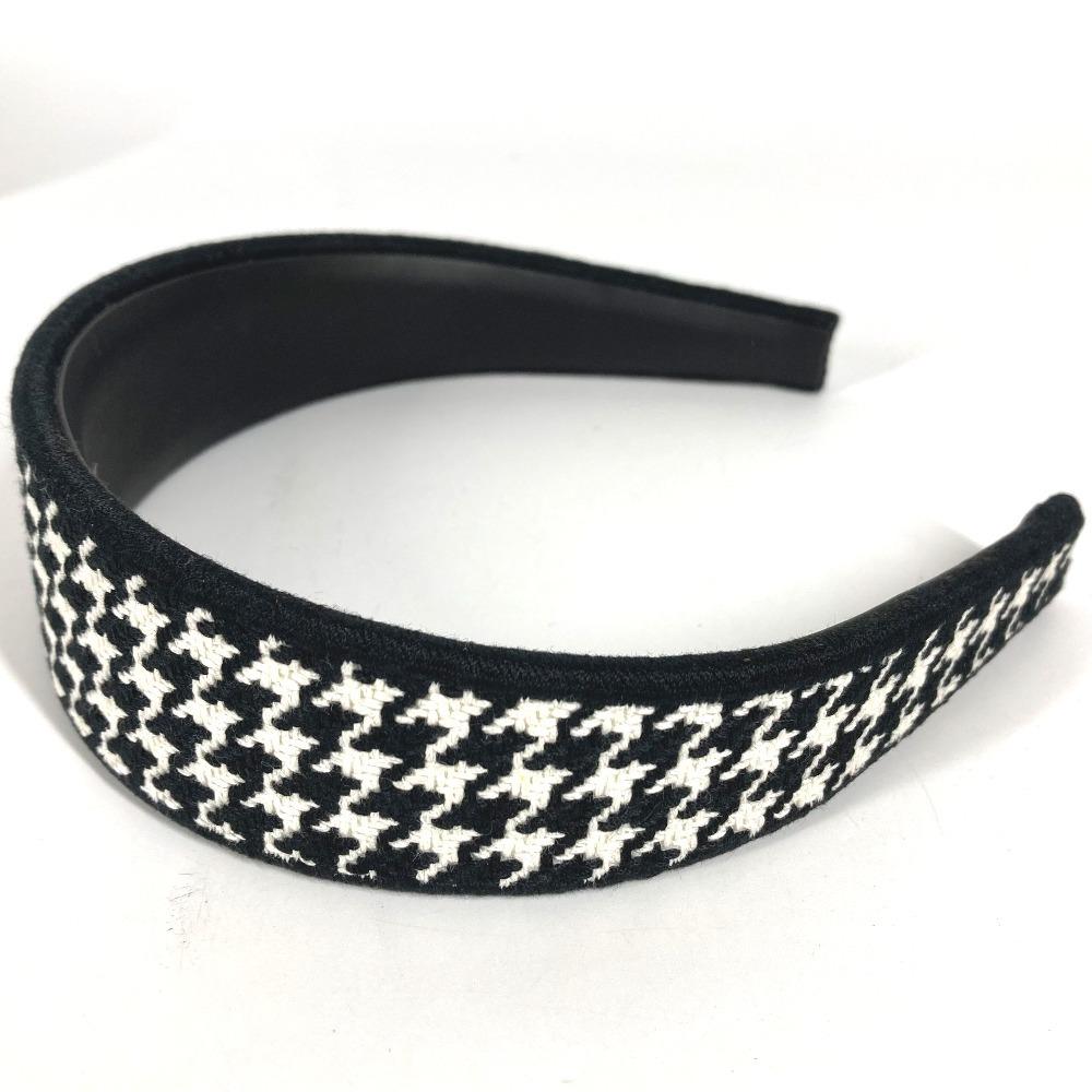 Dior 35HBP988X132 Houndstooth logo Headbands Hair Accessories Hairbands