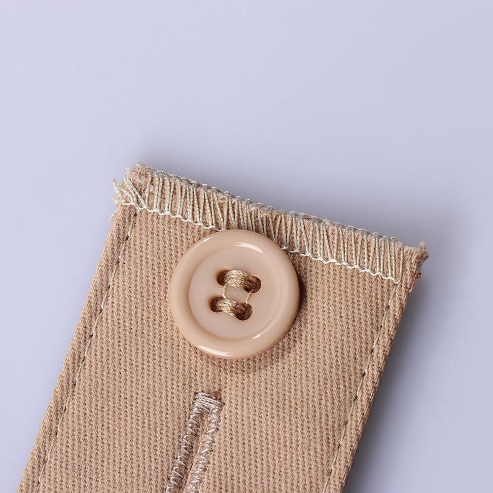 NEU 1 STK Baumwolle Unisex Bundband Hosenverlängerer Gürtel Enge Hosen Jeans Röcke Schwangerschaft Knöpfe Haken Kleidungszubehör