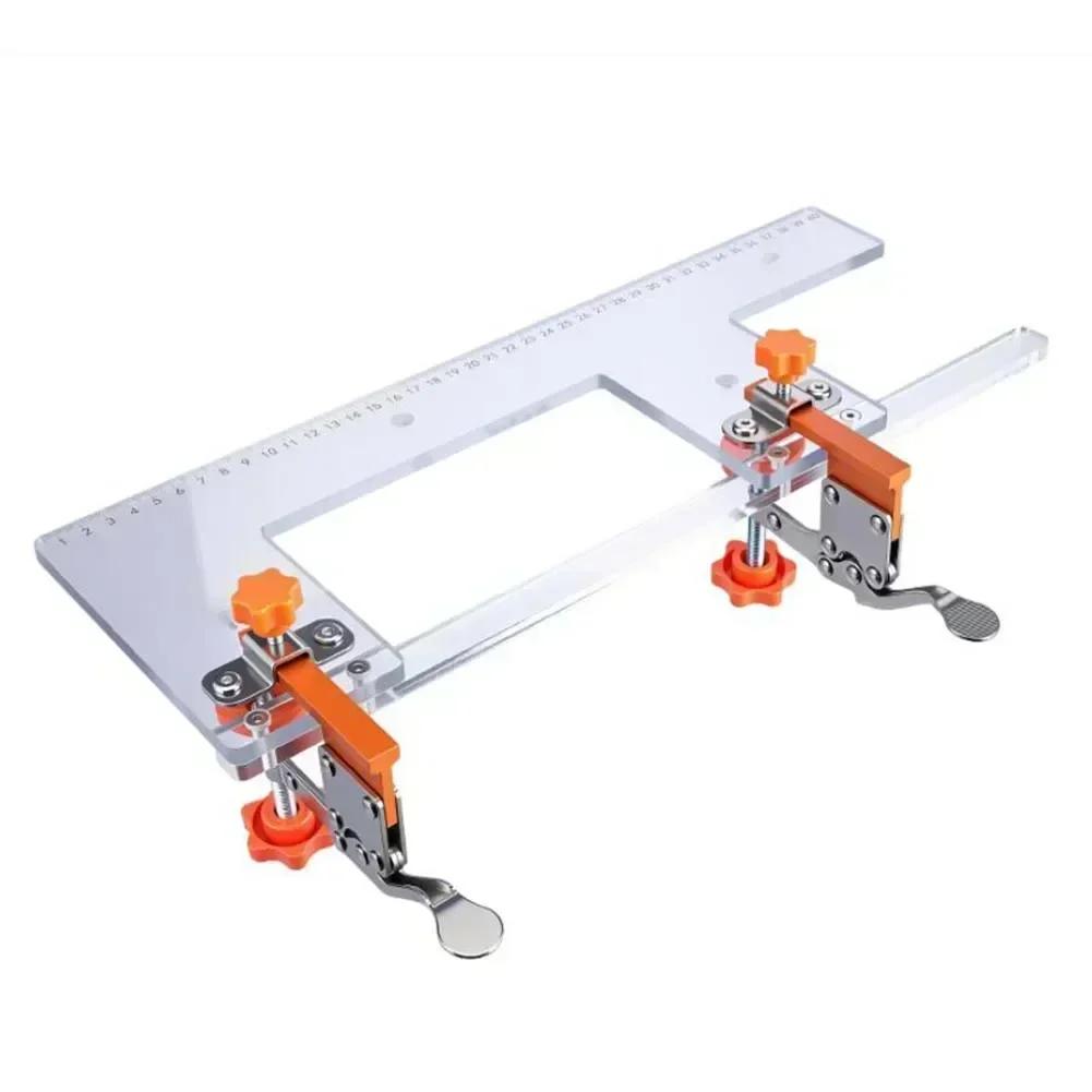 Woodworking Slotting For Mold Cabinet Door Auxiliary Tool Plate Clamp Drilling  For Power Tool Accessory