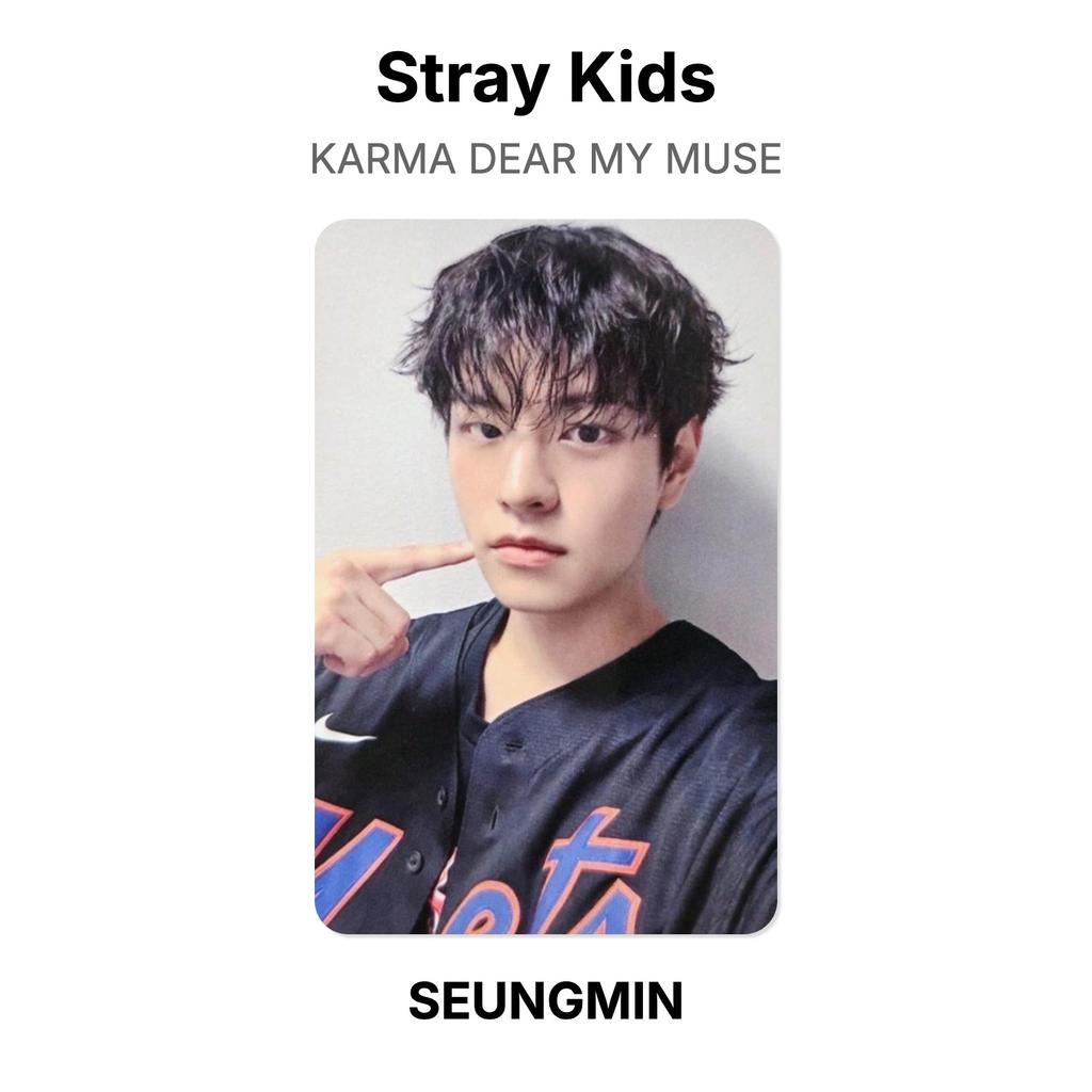 Stray Kids KARMA DEAR MY MUSE Official Photocard