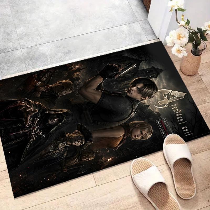 Resident Evil Printed Area Rug Carpet for Bedroom Living Room Home Decor Rugs Mat Non Slip Mat Rug for Bedside