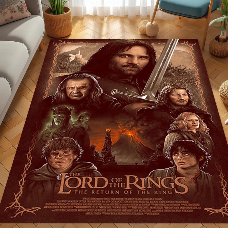 Middle-earth's Epic Saga carpet Living room and bedroom mats Suitable for all seasons Bathroom mat Art Protective pad