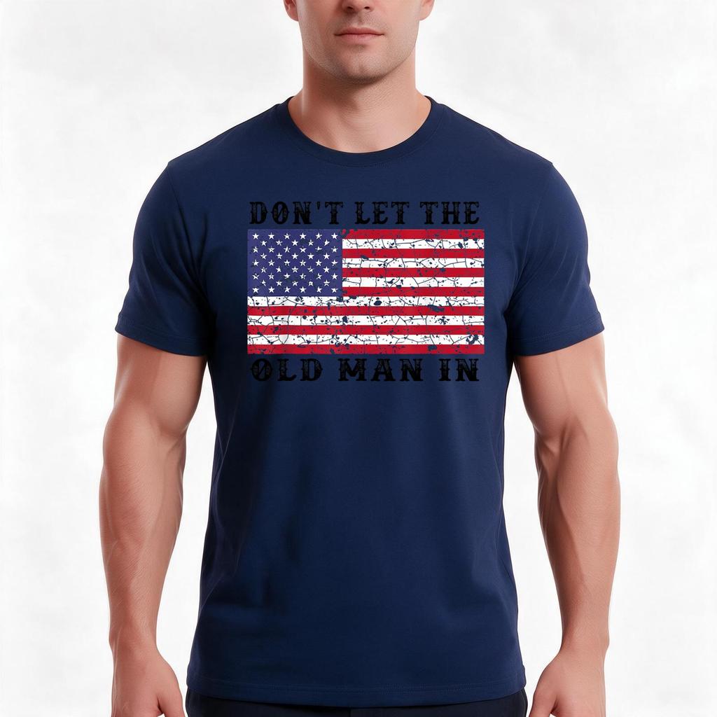 Retro Old Unisex In Vintage American Flag Memory Singer Tshirt Summer Casual Cotton Tee Oversized Streetwear Tops 100 Cotton