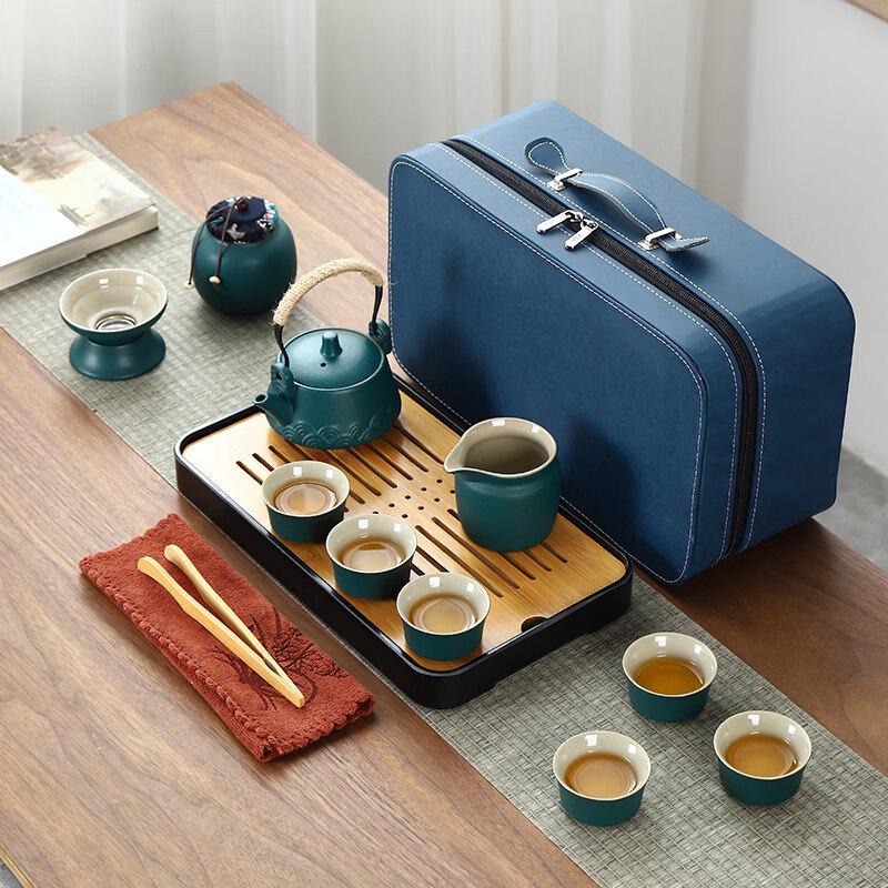 ZISIZ Japanese Style Travel Kung Fu Tea Set
