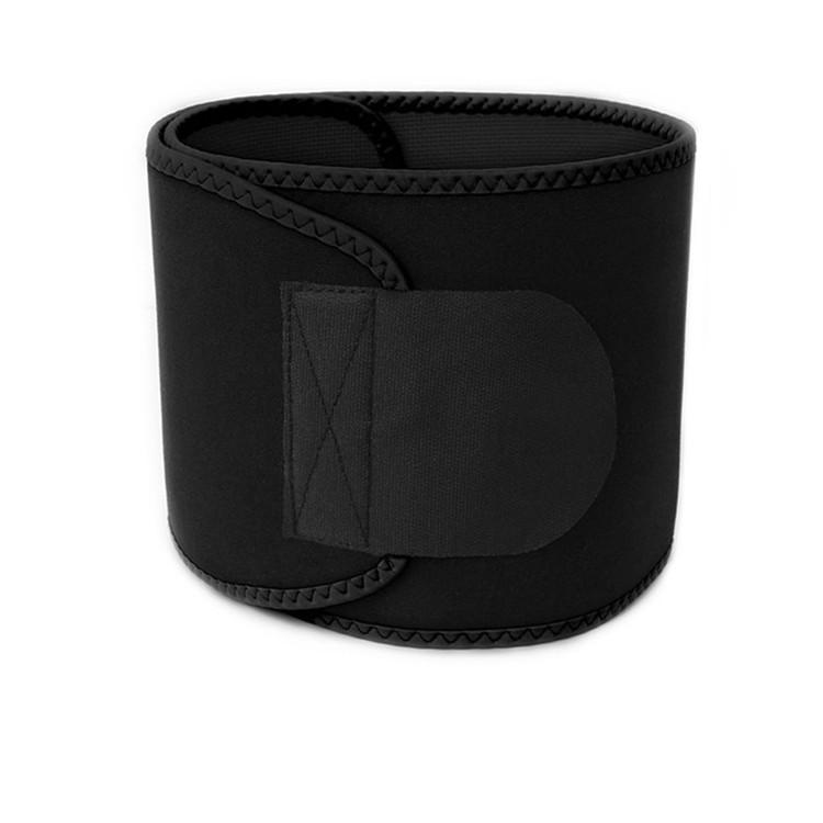 

Женский регулируемый неопреновый пояс для фитнеса на талию и живот XL чёрный