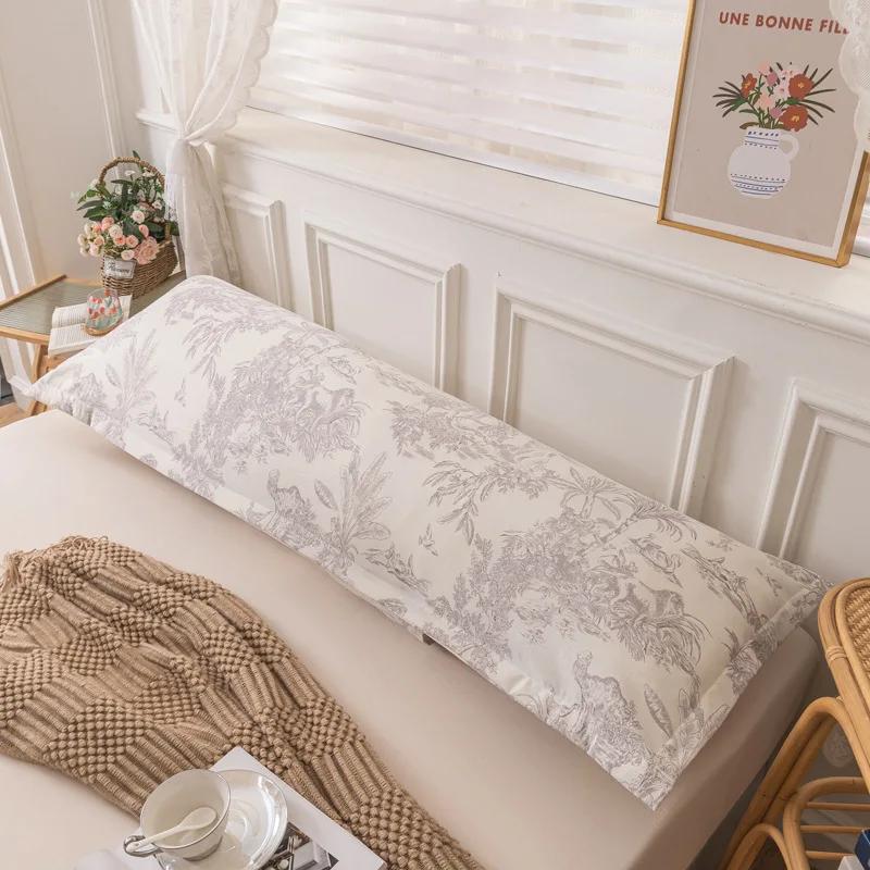 

Новая удобная длинная наволочка из мягкого полиэстера, наволочка для пары, большой размер, обнимающая наволочка 120 150 180 см 120x48cm