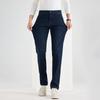 Fengxun Men's Straight-Leg Slim Fit Denim Jeans FXLF8200-1