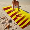 1 Stück Watford Wappen Design Strandtuch - Weiche, Saugfähige Mikrofaser, Leicht, Ideal für den Strand, Partys, Reisen, Camping Fan Geschenke