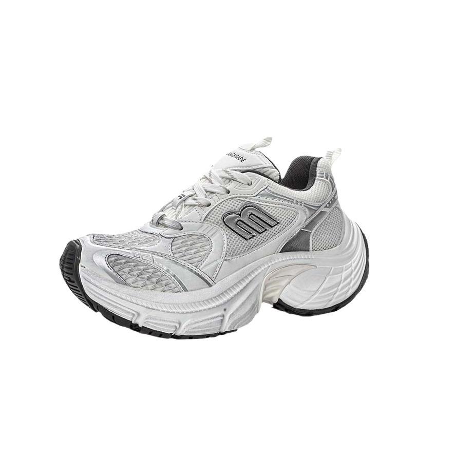 Paris 10:e generationen pappaskor dam 10XL andningsbara tjock sula höjdökning 2025 nya sportparskor hög version skor