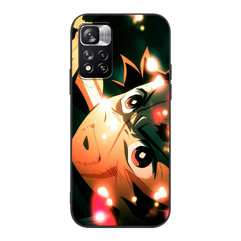 

Чехол Demon Slayer для Xiaomi Redmi Note 9S 9 11 10 8 Pro 9C 9 K40 9A 7 8T 7A 9T Мягкий силиконовый чехол Аниме Черная крышка телефона Падение Redmi K40