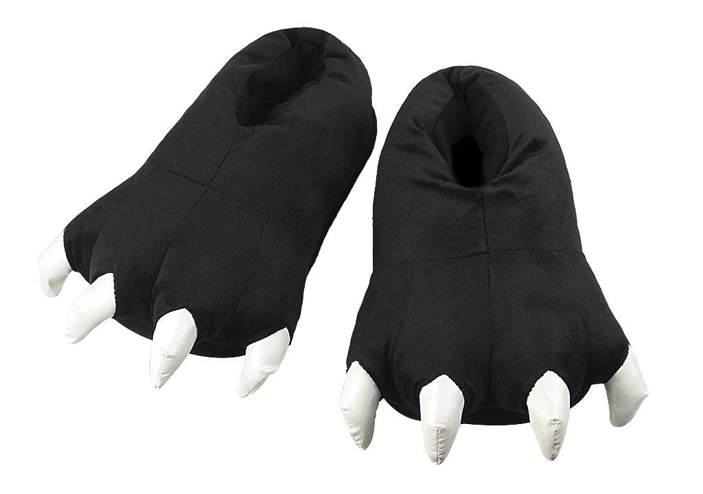 Moonlove Dinosaur Claw Slippers for Men and Funny Room Halloween Indoor and Outdoor Fall and Winter Cold Weather Room Black Women, Shoes, Cosplay,
