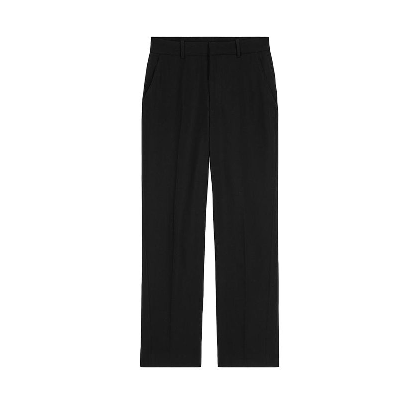 Summer Women Clothes Lapel Short Sleeve Short Outerwear 8491053 Straight Mid-Waist Casual Trousers 8491054