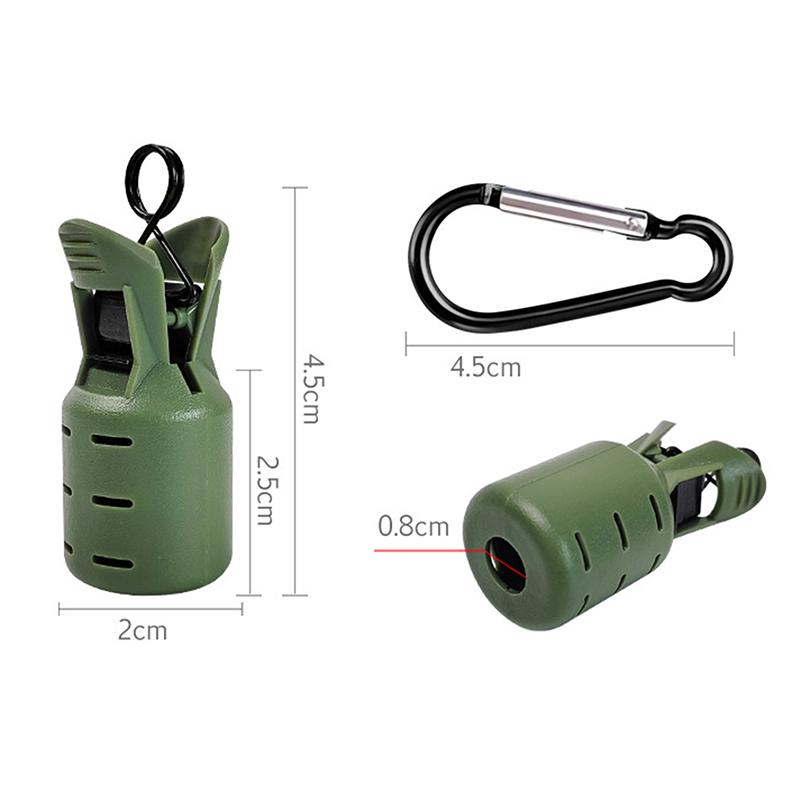 9Pcs Squid Jig Bait Protector Kit Webfoot Octopus Egi Hooks Cover Cuttlefish Umbrella Lure Cap With Carabiner Fishing Tackle