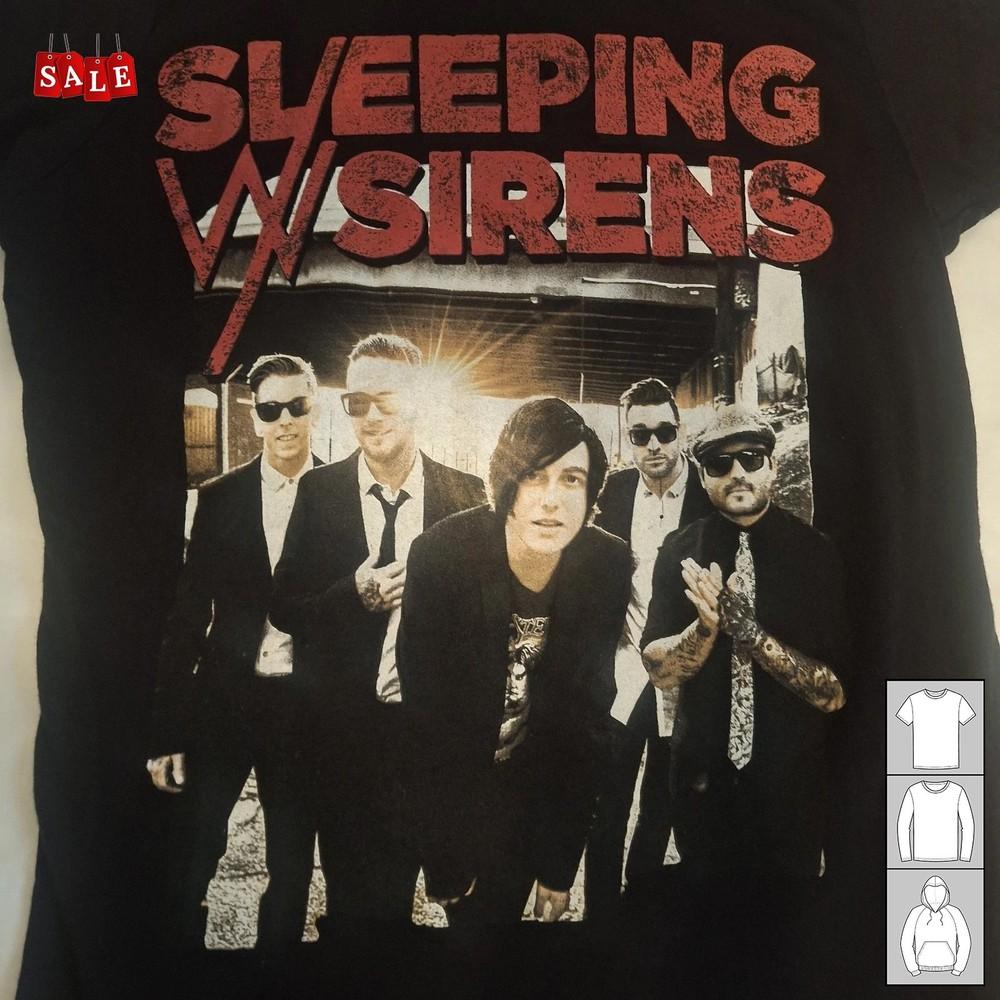 

New Rare Sleeping with Sirens Band Gift For Fans Unisex All Size Shirt WE280 Unisex T-Shirt L