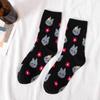 Four Seasons Cute Animal Mid-Calf Socks - Korean & Japanese Style for Women and Girls