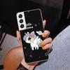 Pink Unicorn Rainbow Phone Case For Samsung Galaxy S24 S25 Edge S26 Ultra S23 S22 S21 Plus S20 FE + Personalized Print Cover Gal