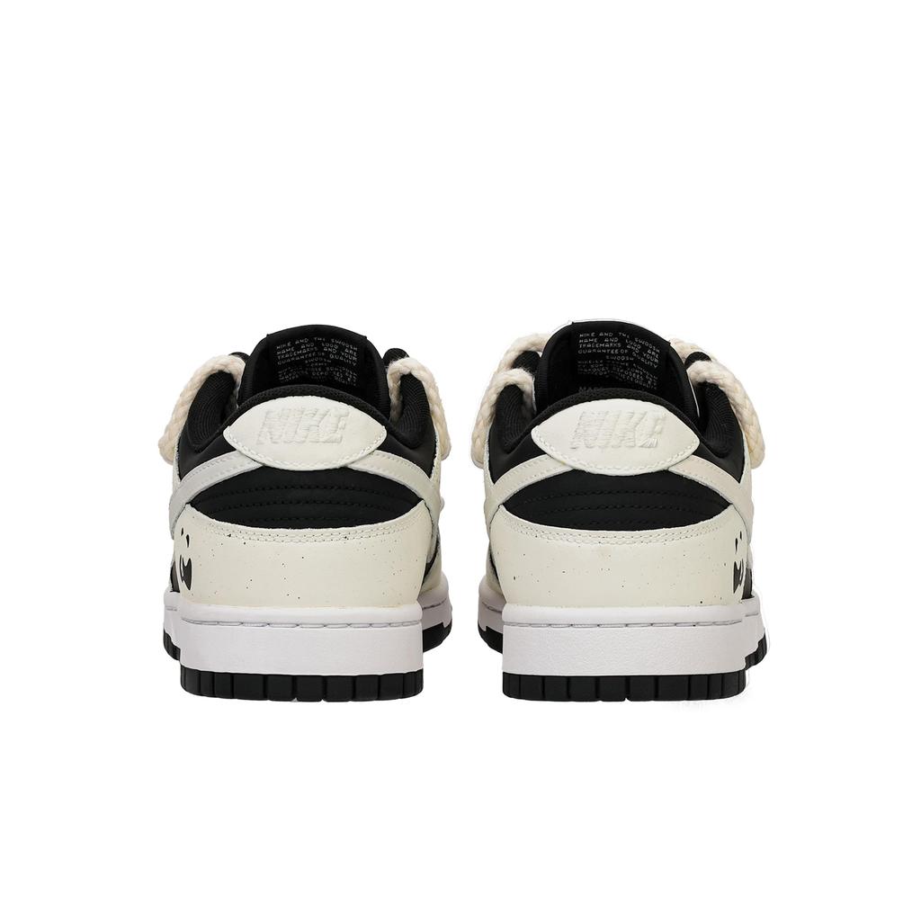 Nike Dunk Panda Blueberry Slip Resistant, Abrasion Resistant, Lightweight Low top Skateboard Shoes GS Black White Blue DD1503-101(Team62-)