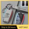2026 Hot For Toyota Hub Caps Newly Car Remote Key Case Cover Protective Shell Accessories For Toyota GR Prius Camry Corolla CHR